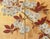 Goldenrod C. 1970s Chinese Six-Panel Gold Leaf Style Painted Screen "Blossoming Plum Tree" For Sale - Image 8 of 18