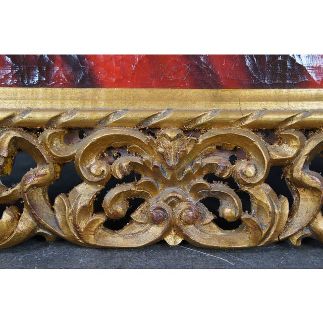 Late 20th Century Marie Leszczyńska Queen of France, After Jean-Marc Nattier Oil Painting Portrait, Framed For Sale - Image 12 of 12