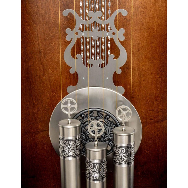 Howard Miller Mahogany Case Grandfather Clock For Sale - Image 9 of 13