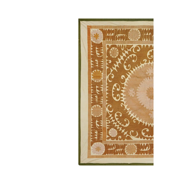 Bukhara Suzani Wall Hanging - Ethnic Embroidered Throw For Sale - Image 4 of 8