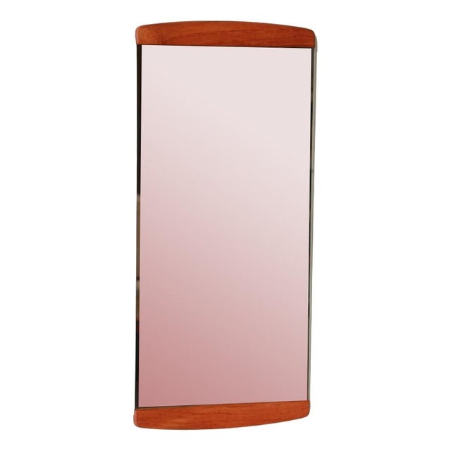 Scandinavian Rectangular Mirror in Teak, 1960s For Sale - Image 9 of 9