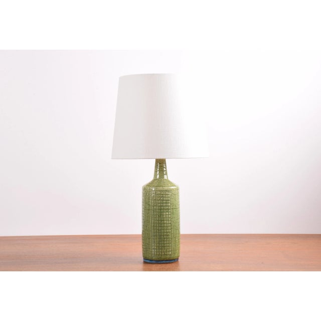 Midcentury table lamp from Danish Palshus including lampshade. The lamp was designed by Per Linnemann-Schmidt and made...