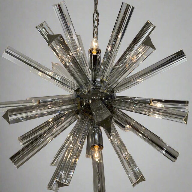 Mid 20th Century Italian "Sputnik" Light Fixture For Sale In New York - Image 6 of 8