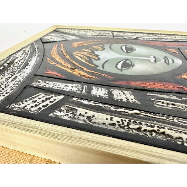 1960s Vintage Dutch Wall Mosaic Relief from Parastone, 1960s For Sale - Image 5 of 12