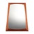 Vintage Rectangular Wall Mirror with Teak Frame, Denmark, 1960s, in Very Good conditions. Designed 1960 to 1969