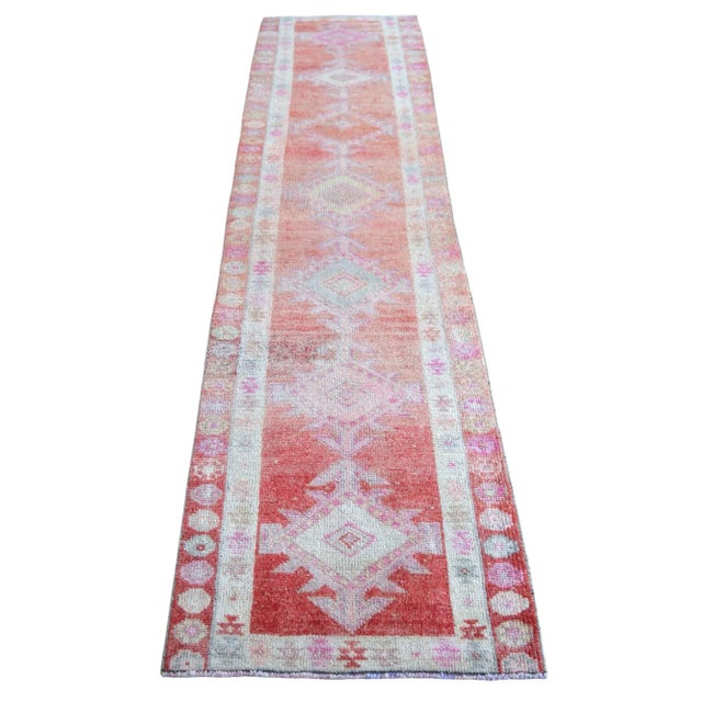 1970s Kurdish Herki Hand-Knotted Distressed Runner Rug For Sale - Image 5 of 11