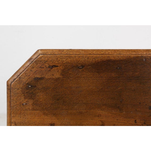Rustic Low Church Stool in Oak, France, 1900 For Sale - Image 13 of 14