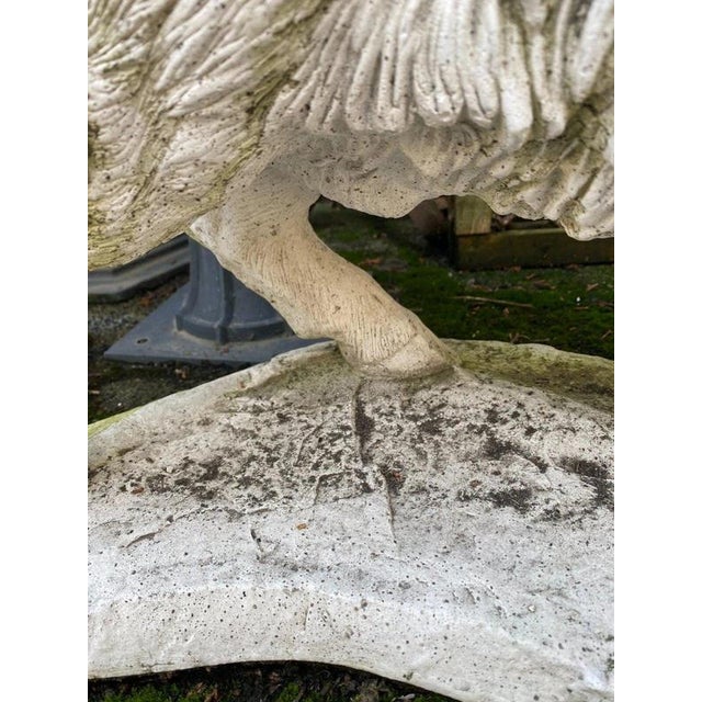 Large Cast Stone Wild Boar Garden Sculpture For Sale - Image 16 of 18