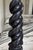 Vintage Carved Jacobean Barley Twist Large Scale Candle Holders - A Pair For Sale - Image 9 of 17