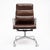 Desk chair from the mid-century modern period in France. This piece is made with a chrome structure and leather...