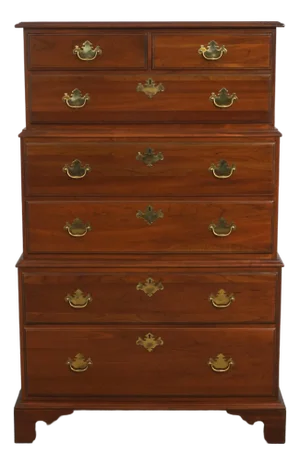 Harden Cherry Triple Stack Chippendale High Chest