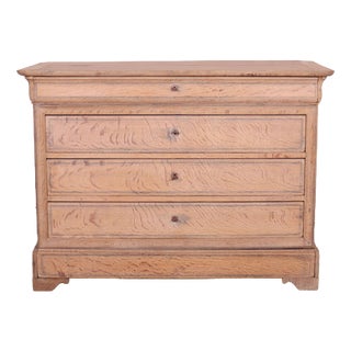 French Bleached Oak Commode For Sale