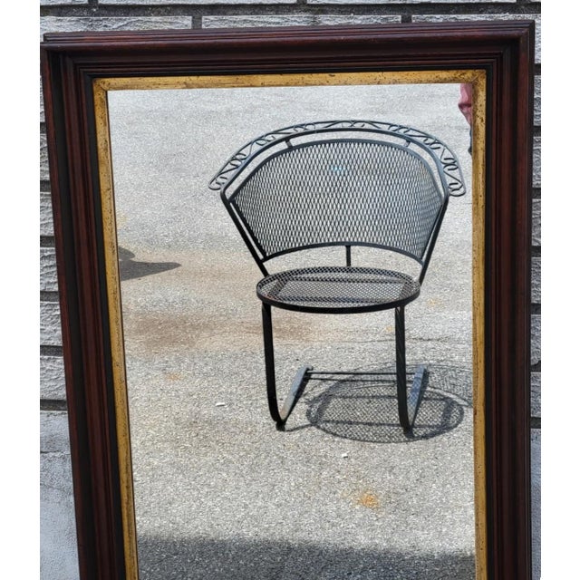 Antique 19th Century American Walnut Mirror Federal Style Gold Gilt Frame For Sale - Image 9 of 18