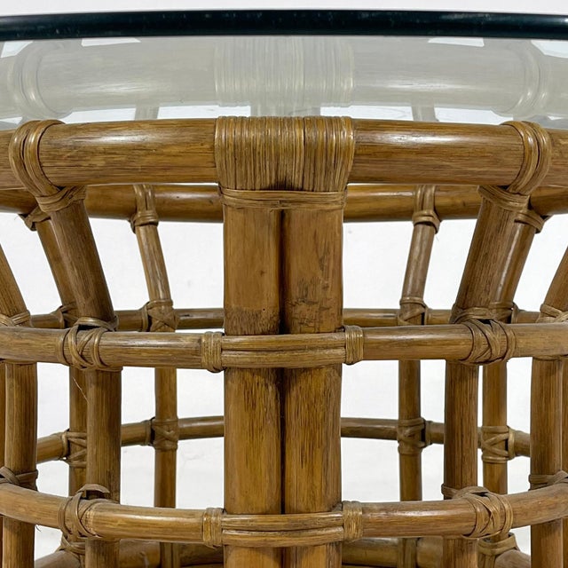 Mid 20th Century Brown Jordan Rattan Coffee Table For Sale - Image 5 of 12