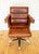 Vintage Executive Desk Chair Office in Tan Leather with Tilt Swivel Height Adjustable by Timothy Oulton for Halo For Sale - Image 16 of 18