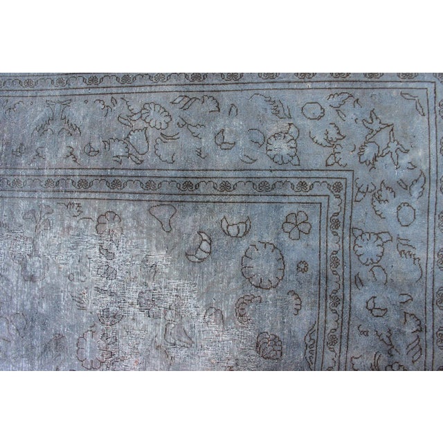 Keivan Woven Arts Vintage Indian Amritsar Rug in Gray Tones and Brown Highlights For Sale - Image 12 of 13