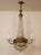 Metal Empire Style 9-Light Chandelier with Crystal Drops, 1920s For Sale - Image 7 of 14