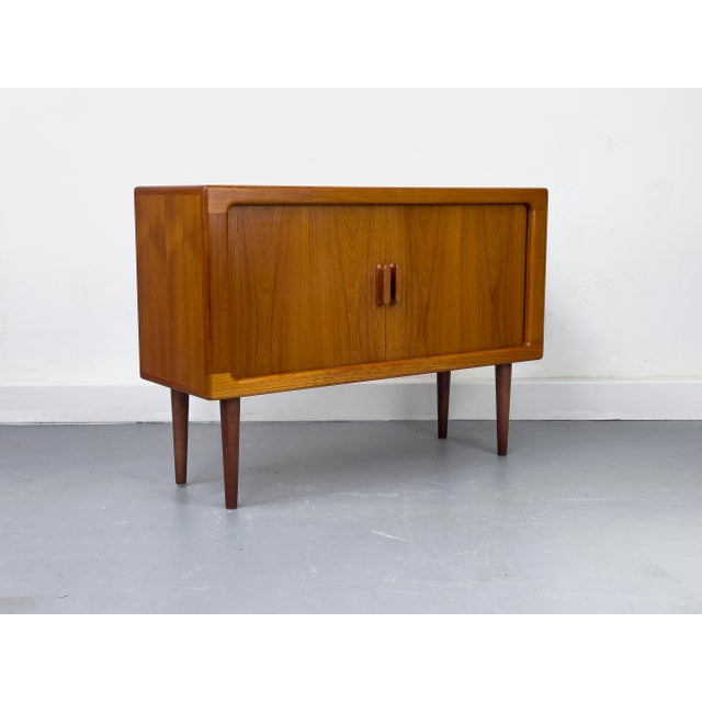 Danish Teak Sideboard with Tambour Doors from CFC Silkeborg, 1970s For Sale - Image 9 of 18