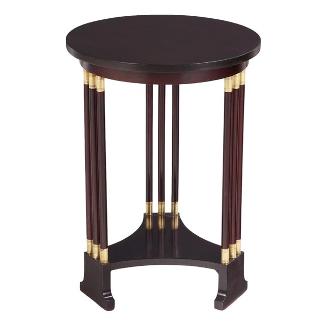 Secessionist Style Mahogany and Bronze-Mounted Occasional Table, C. 1910. For Sale