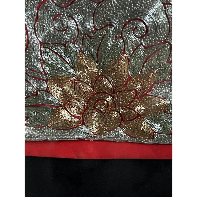 Framed Chinese Embroidery Southern Bridal Jacket For Sale In Atlanta - Image 6 of 18