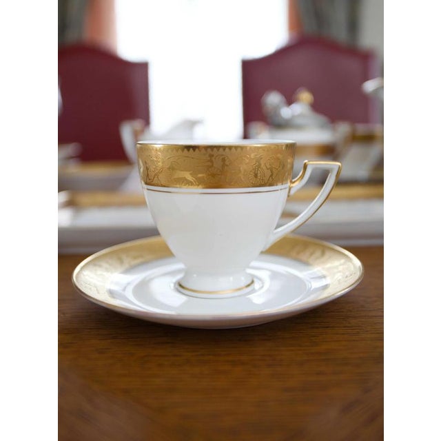 2000 - 2009 Large Gold-Plated Dining and Coffee Service from Aofi Bavaria, Set of 65 For Sale - Image 5 of 14