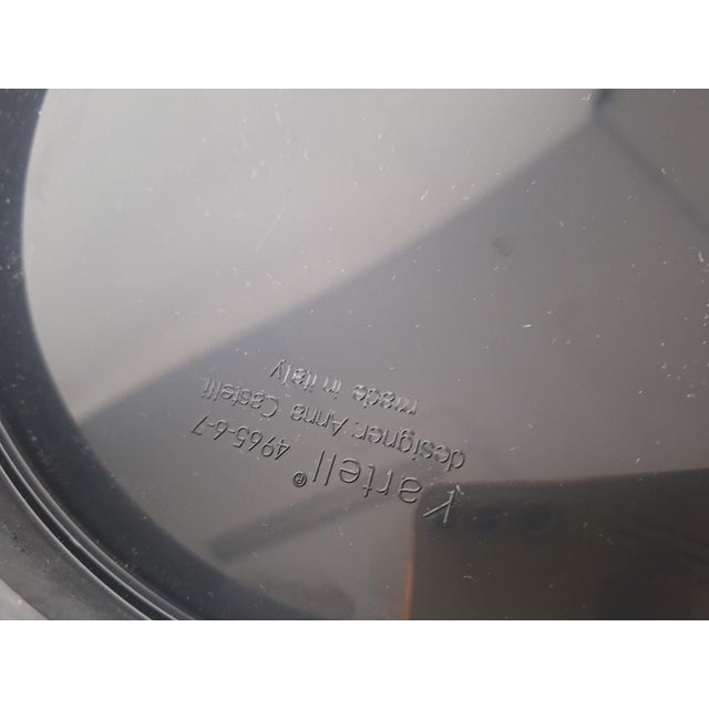 Componibili Modular Chests of Drawers in Black ABS by Anna Castelli Ferrieri for Kartell, 1970s, Set of 2 For Sale - Image 12 of 13