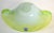 Neon Green Cenedese Blown Murano Art Glass Neon Green and Clear Encased Bowl Vessel For Sale - Image 8 of 12