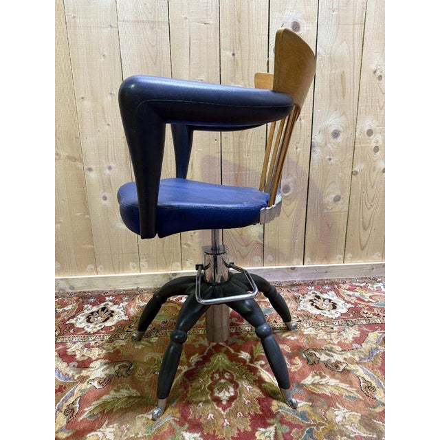 Black Maletius Office Chair by Borek Sipek for Maletti, 1990 For Sale - Image 8 of 9