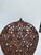 Late 19th Century Antique Anglo, Indian Carved Wood Ceremonial Low Chair For Sale - Image 5 of 7