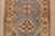 2020s Kazak Runner 2’2” X 6’4” Gray Wool Tribal Hand-Knotted Oriental Rug For Sale - Image 5 of 12