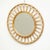 Mid-Century Modern French Rivera Mirror in Bamboo Rattan, 1960 For Sale - Image 9 of 17
