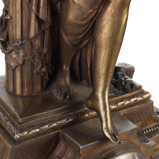 Fireplace Clock from Japy Freres & C. Grand Medal d'Honneur For Sale - Image 5 of 15