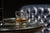 Early 20th Century Repurposed Industrial Cast-Iron Mill Wheel Round Dining Table With Glass Top For Sale In Chicago - Image 6 of 10