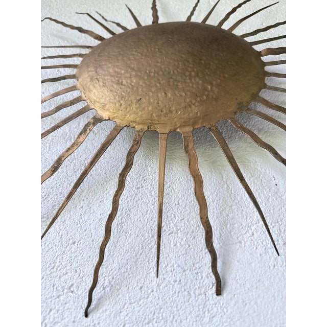 Sun Wall Sconce, 1950s For Sale - Image 16 of 18