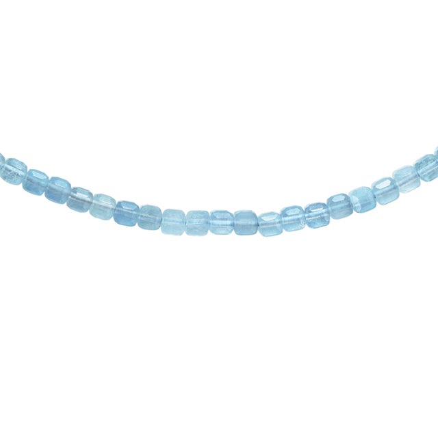 Aquamarine Cubist Necklace For Sale In New York - Image 6 of 9