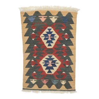 Vintage Persian Shiraz Kilim Rug - 01'11 X 02'10 For Sale