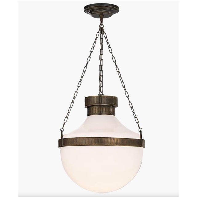 Perfect condition, unopened box; the Modern Schoolhouse Lantern is even more stunning in person! We bought 3 for our...