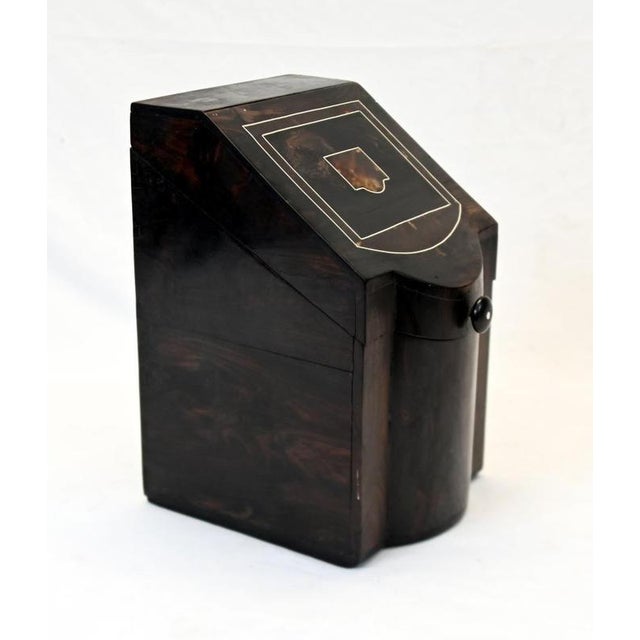 19th Century Antique Portugese Cutlery Knife Box, 1880 For Sale - Image 5 of 5