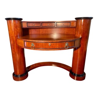 Biedermeier Style Writing Desk and Chair by Century Furniture For Sale