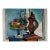Vintage Pablo Picasso “Compote Dish and Pitcher by Window” 1937 Reproduction Oil on Canvas Painting, Unframed For Sale