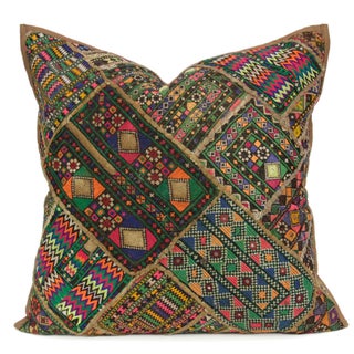 Rainbow Tribal Jaislmer Pillow For Sale