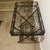 Late 20th Century London House Glass and Iron Folding Side Table, Including Glass Table Top. For Sale - Image 4 of 7