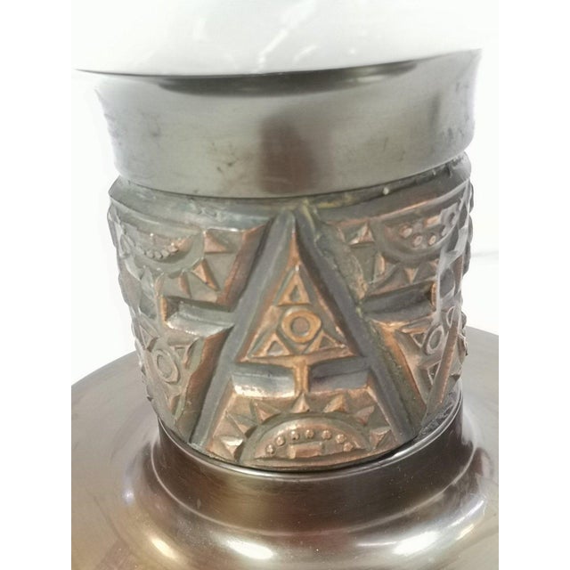 Metal Mid-Century Table Lamp, 1970s For Sale - Image 7 of 13