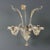 Venetian Blown Glass Wall Lights with Gold Shades, Set of 2 For Sale - Image 3 of 10