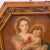 Art Nouveau 1900s "Madonna and Child" Italian Octagonal Oil Painting, Framed For Sale - Image 3 of 11