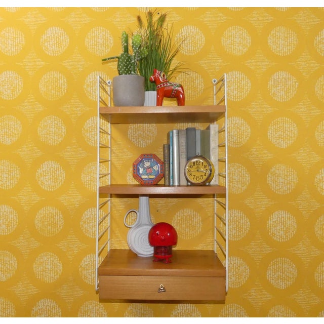 Mid-Century Modern Mid-Century Modern Swedish Shelf Unit in Ash by Nisse Strinning for String, 1960s For Sale - Image 3 of 14