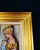 Modern Claude Voisin, Mother Breastfeeding Her Child, Oil on Panel, 1977, Framed For Sale - Image 3 of 12