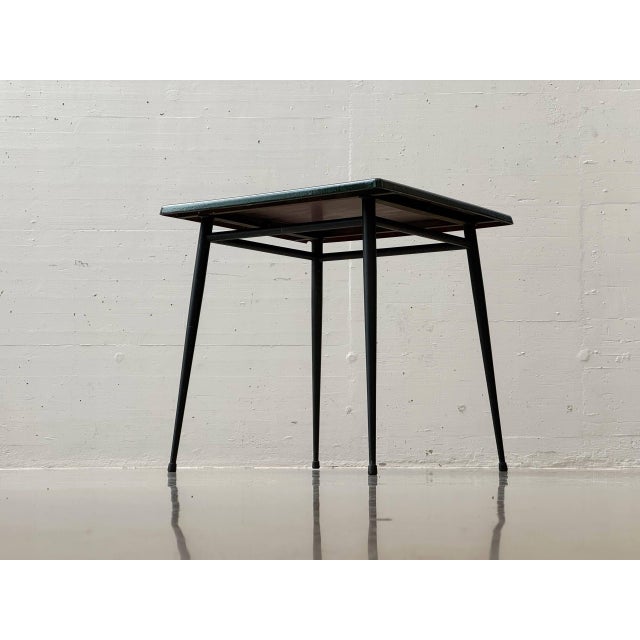 Metal Garden Table with Pagholz Top, Switzerland, 1970s For Sale - Image 7 of 18