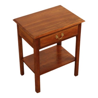 Stickley American Colonial Cherry One Drawer Nightstand For Sale