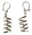 Silver Earrings from Cecilia Johansson, Set of 2 For Sale